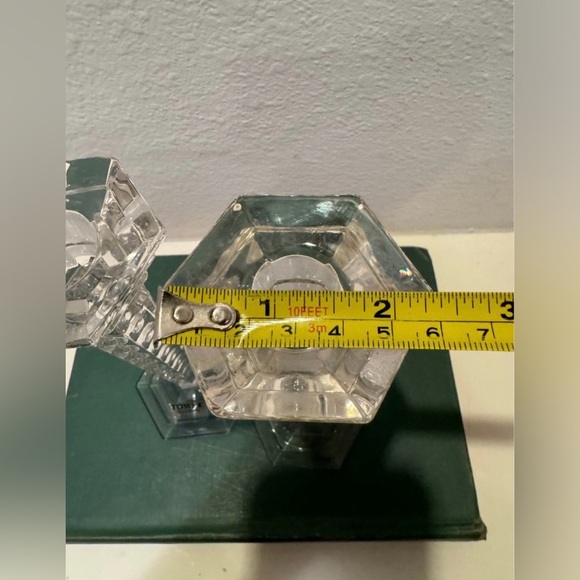 Vintage Towle Lead Crystal Candlestick Holders Made in Austria (Pair) - Picture 9 of 9